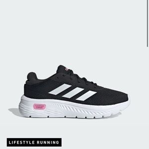 adidas Black and White women Sneakers with Pink Accent